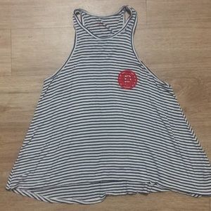 Pure barre racer back flow tank